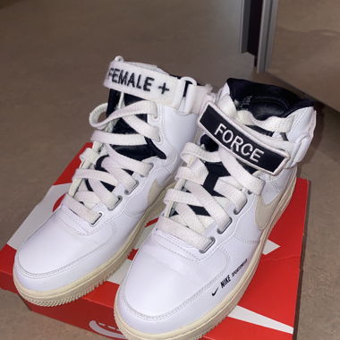 Sneakers high-top Nike bianche