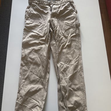 Pantaloni beige in cotone Pull&Bear 