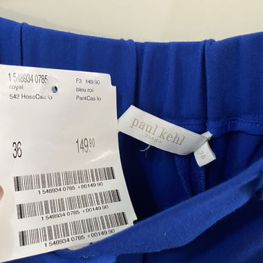 Elegante Paul Kehl Hose, Gr. 36, Neu mit Etikett