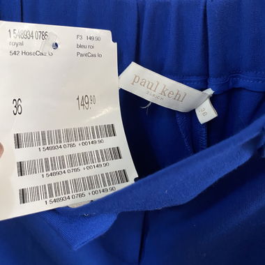 Elegante Paul Kehl Hose, Gr. 36, Neu mit Etikett