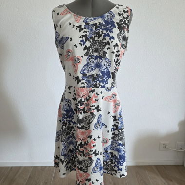 Robe fleurie papillons Al Dister