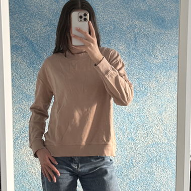 Nude/beiger Pullover Gr. S