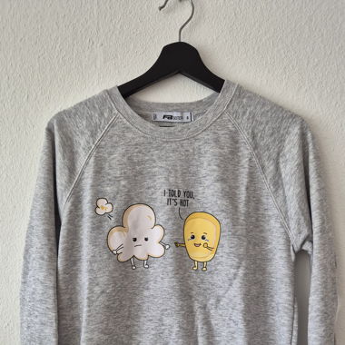 Pull avec dessin