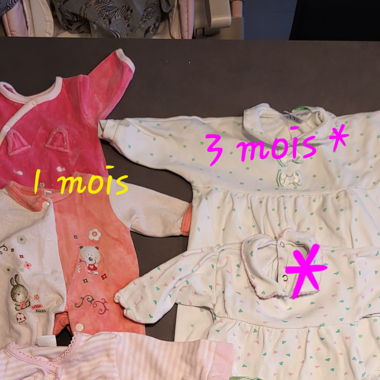 Habits pour bebe 3-6 mois