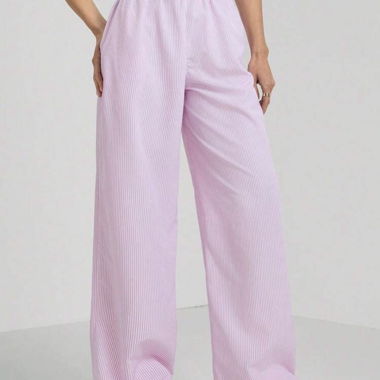 Pantalon palazzo rose