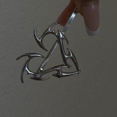 Haarklammer Silver