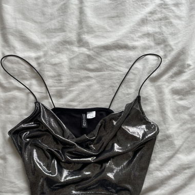 glittery top