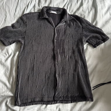 Modern Striped Black Shirt Zara