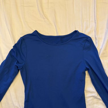 Royal Blue Basic Croptop -Size S
