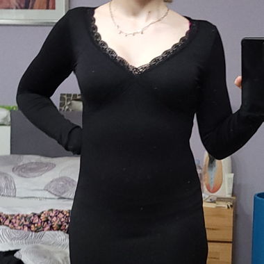 H&M Kleid langärmlig
