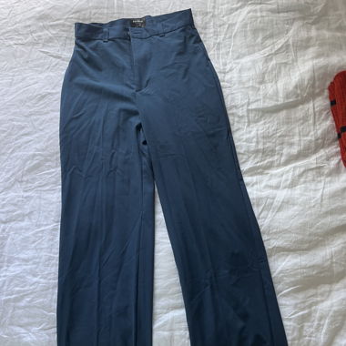blaue Anzugshose