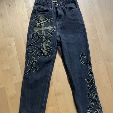 Yangster Jeans Kids gold embroidery – Size 134
