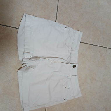 Mini - Shorts di jeans bianchi