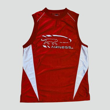 Streetwear style red Airness vest