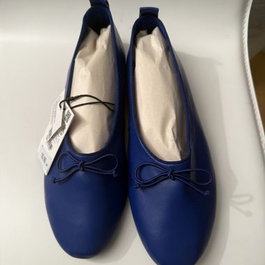 Blaue Zara Ballerinas neu!