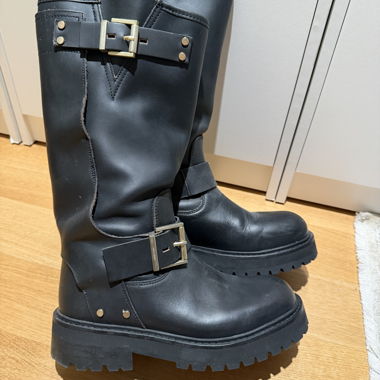 Stivali neri All Saints biker 39