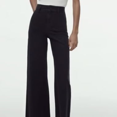 Jeans sailor Zara noirs