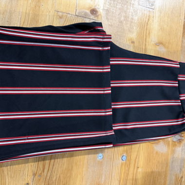 Striped Women’s Pants black-red