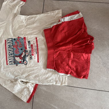 TEZENIS Pyjama Set red/white