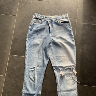 Zweifarbige Jeans 