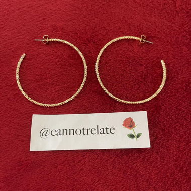 Boucles d'oreilles créoles en or