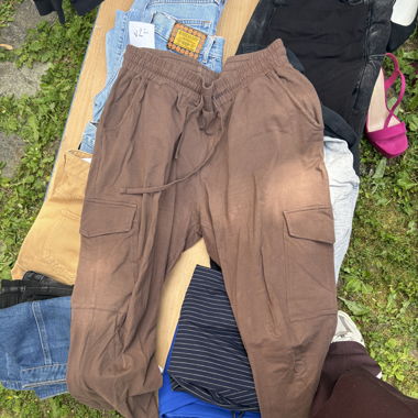 Braune Cargo Hose / Jogger