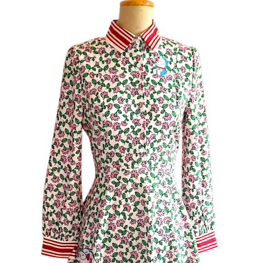 Playful Doraemon x Floral Dress – Size S/M