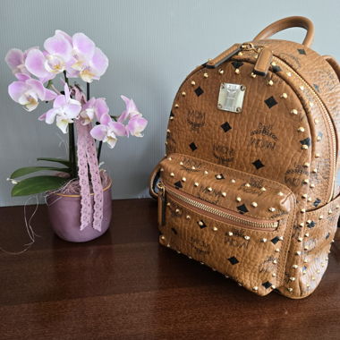 Sac à dos MCM cognac