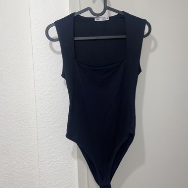 Body sans manches noir ZARA