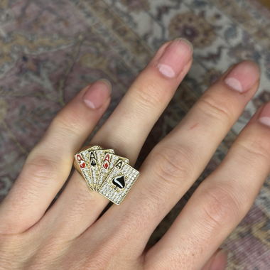 Poker Cards Ring