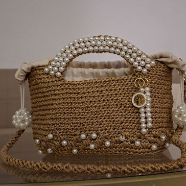 Handgemachte Häkel-Tasche