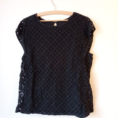 Black Lace T-Shirt