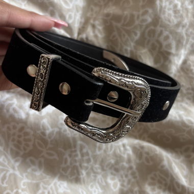 Ceinture western noire