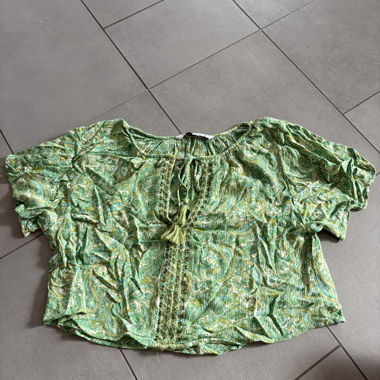 Zara gruenes Damen-Top