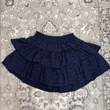 Subdued navy mini skirt 