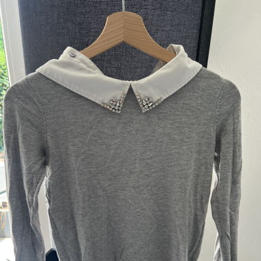 Pull encolure fantaisie 