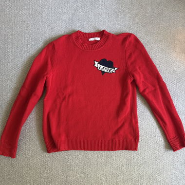 Sandro Red Wool Sweater