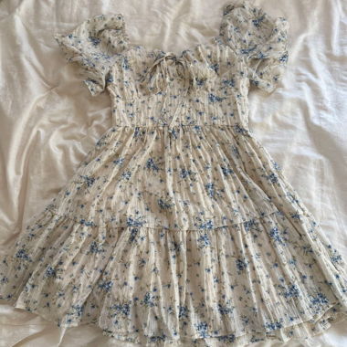Florales Midi-Kleid