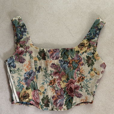 Florales Crop-Top