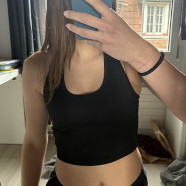 Black Neckholder Top