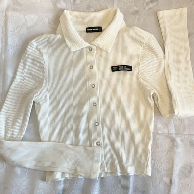 Pullover Poetic Influencer Weiss