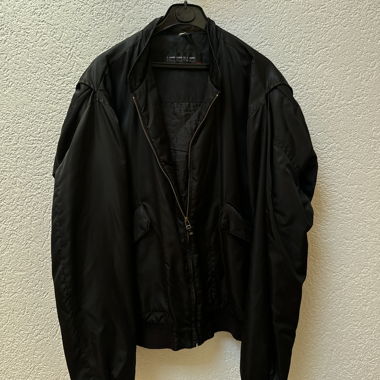 Veste noire bomber Homme