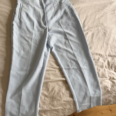 Light blue tailored pants