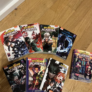 My hero accademia du tome 27 à 33 et roman vol 5 