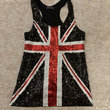 Top con paillettes