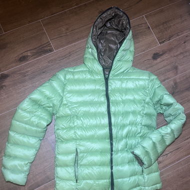 Piumino verde