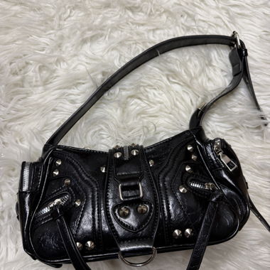 Sac à mains cuir noir