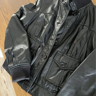 Vintage-Lederjacke M