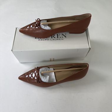 Braune Ralph-Lauren-Flats