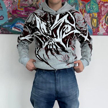 Sweat à capuche graphique 